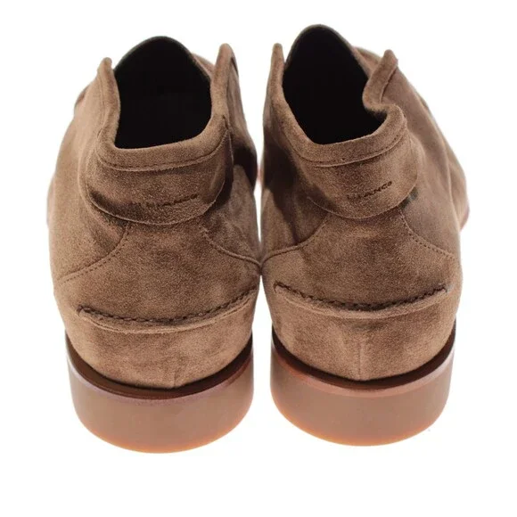 Di Bianco NWB Fidenza Suede Chukka Half Boots Size 42.5 (US 9.5) Farro Brown